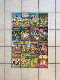 THE SIMPSONS & BART SIMPSON GRAPHIC NOVEL COMIC BOOKS