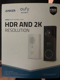 EUFY Security HDR and 2K Doorbell Camera