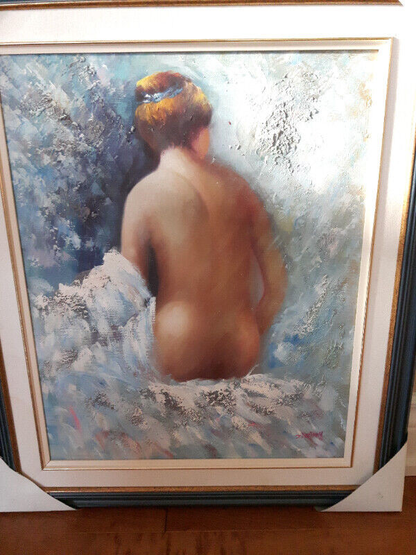 Oil painting -nude in Arts & Collectibles in Mississauga / Peel Region