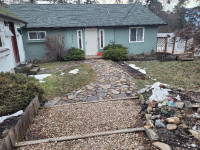2 bedroom older house on half acre for rent Salmon Arm