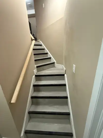 Clean and spacious 2 bedroom basement available for rent. • Separate entrance • Full kitchen • 1 was...