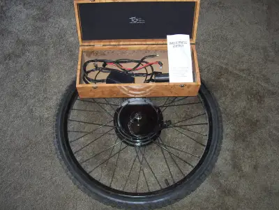 E bike motor and charger., View more