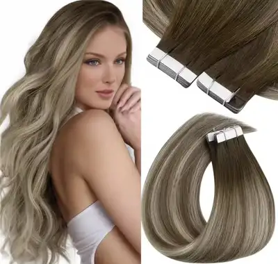 100% Human hair Tape in , View more