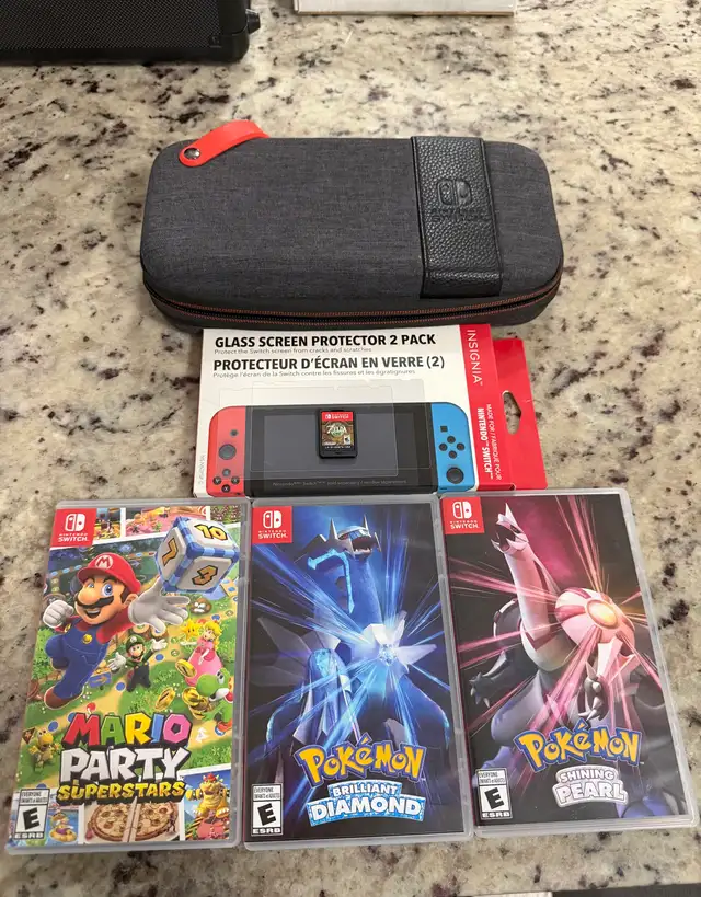 Nintendo switch games and accessories