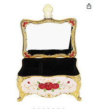 Jewelery Box, Jewelry Box With Mirror And Drawers Jewelry Case