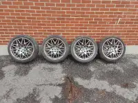 18" BMW Replica Wheels with Winter Tires