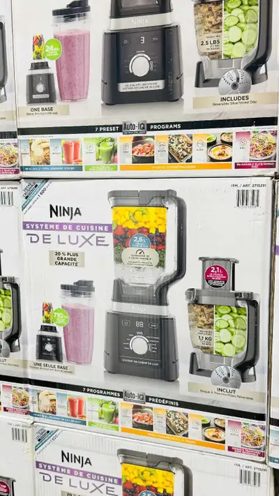 Upgrade your kitchen with the powerful Ninja Deluxe Blender & Kitchen System (Model CC0905KSSL). Inc...