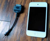 iPod 4th Gen - 8gb White (Aux Adapter also)