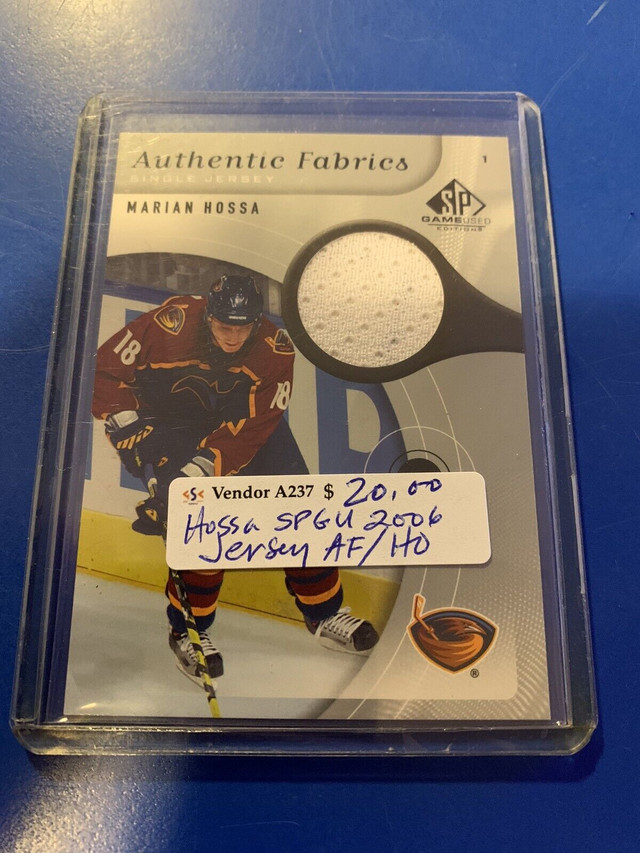 Marian Hossa 2005-06 Thrashers Jersey SPGU Showcase 319 in Arts & Collectibles in Edmonton