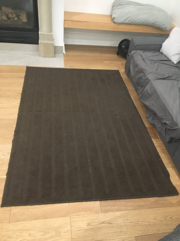 IKEA brown area rug 5 x 8 in Rugs, Carpets & Runners in City of Toronto - Image 2