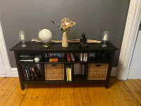 Console Hemnes IKEA noire