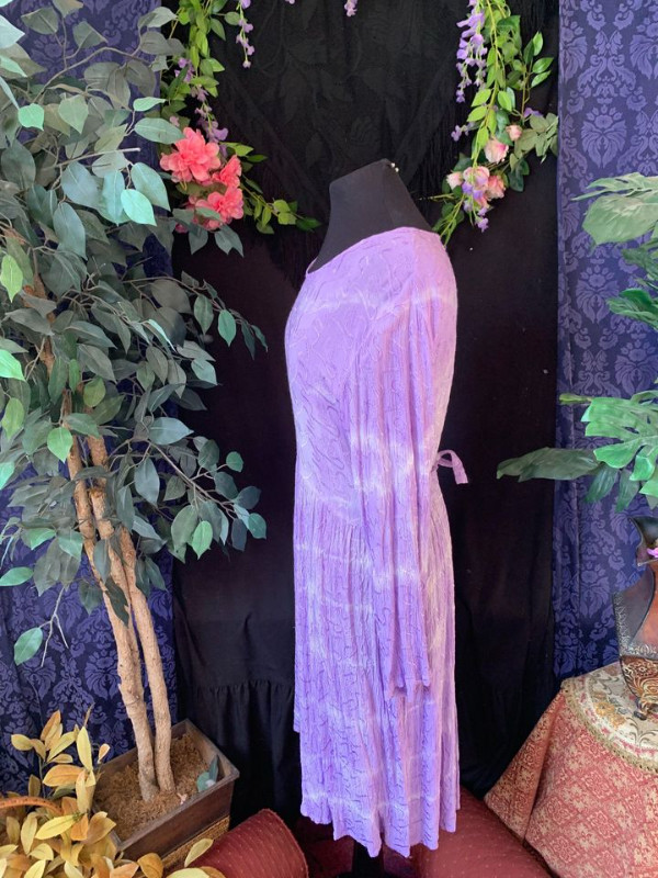 Lavender Lilac purple Yaya 90s tunic dress top size medium to la in Women's - Dresses & Skirts in Edmonton - Image 4
