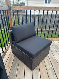 New rattan patio chairs 