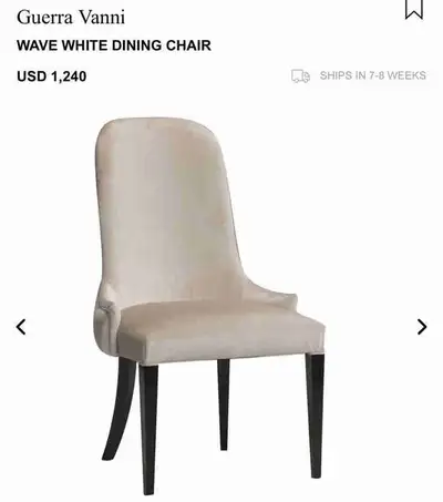 Guerra Vanni Wave Dining Chair, View more