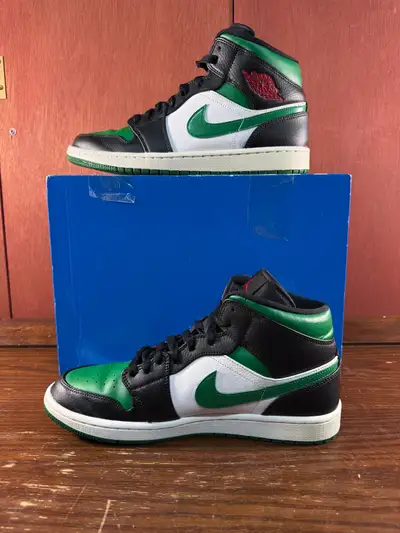 Nike Air Jordan 1 Men’s Mid Pine Green Sneakers Shoes Size 10.5, View more