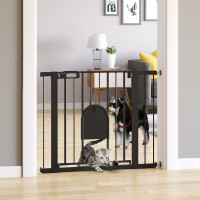 30"-41" Extra Wide Pet Gate Barrier with Small Door, 30"H Dog Markham / York Region Toronto (GTA) Preview
