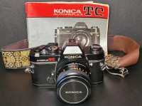 Vintage Konika Autoreflex TC 35mm Camera Hexanon Lens