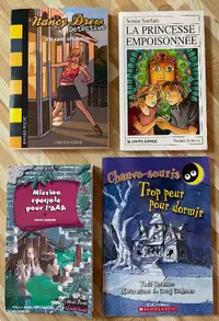 4 romans jeunesse ( Nancy Drew, La princesse empoisonnée, L’AAA.
