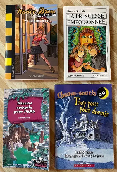 4 romans jeunesse ( Nancy Drew, La princesse empoisonnée, L’AAA., View more