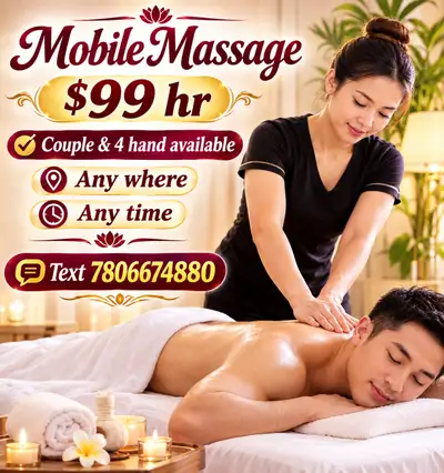 Mobile Massage for Single & Couple $99 hr ( insurance claims ), View more