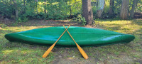 "NEW PRICE" 16' Cedar and canvas canoe