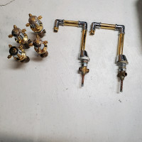 EUC Brass Faucet Fixtures (2 sets)