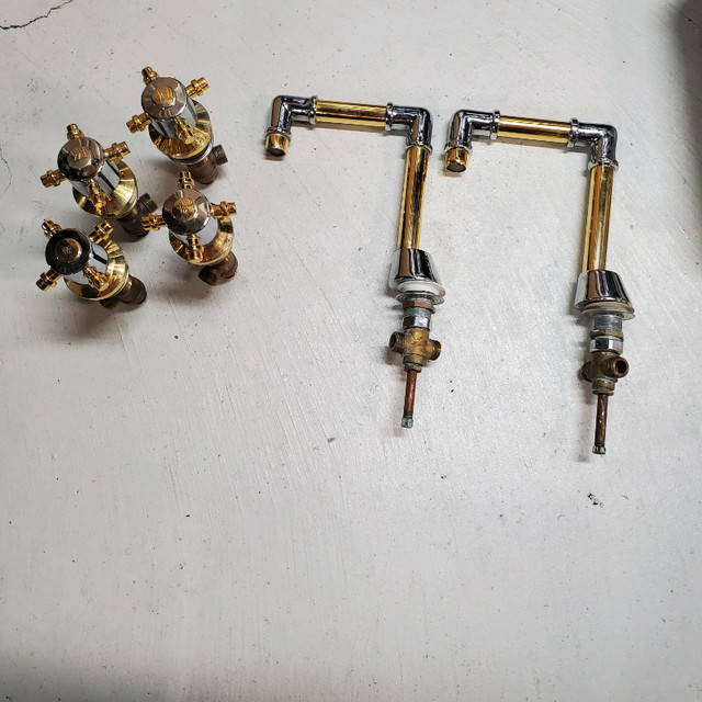 EUC Brass Faucet Fixtures (2 sets) in Bathwares in Markham / York Region