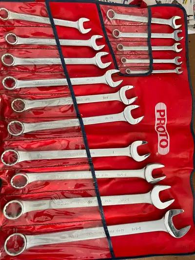 Proto - 15 pc wrench set 5/16 - 1  1/4, Never Used, View more