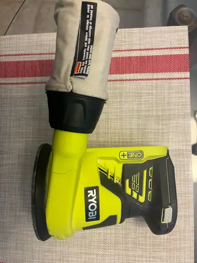 Ryobi cordless sander, View more