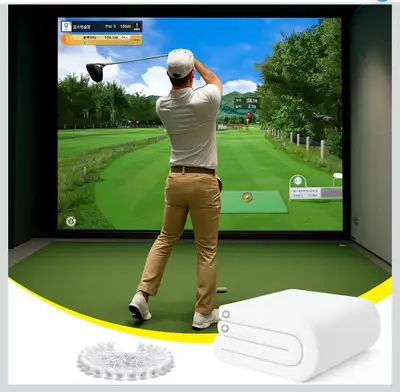 Aerixtron Professional Golf Simulator 3D Air Mesh Impact Screen, View more