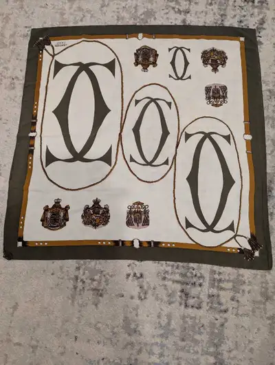 Vintage Silk Cartier Scarf, View more