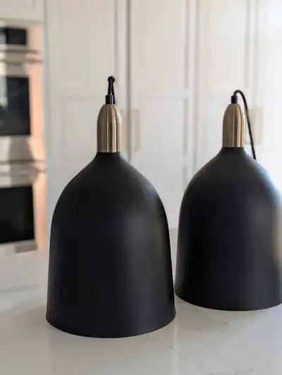 Black/Gold Light Pendant for Kitchen Island, View more