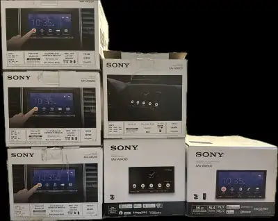 I am selling a collection of new Sony, Pioneer, and Polk audio equipment. This includes Sony head un...