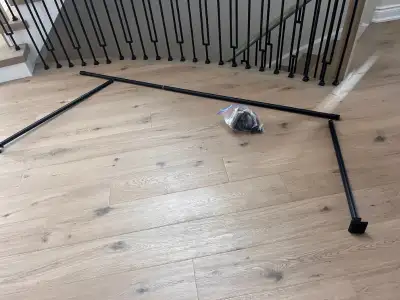 Bay window curtain rod, View more