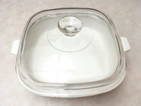 CORNINGWARE Microwave Browning Casserole Dish WITH Cover