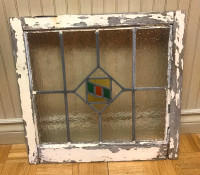Antique 19th Century Victorian Stained Glass Window from U.K