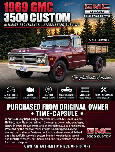 Reduces for quick sale before storage 1 owner 21,750 original miles. 250 straight 6 with a 4 speed m...
