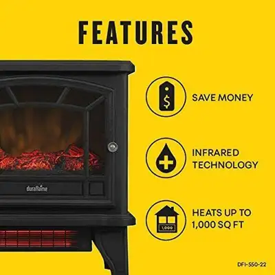 Duraflame Freestanding Infrared Quartz Fireplace from$99 NoTax, View more