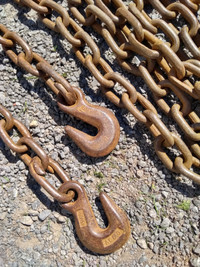 3/8 Metal Chain (29 foot) with 2 Grabhooks