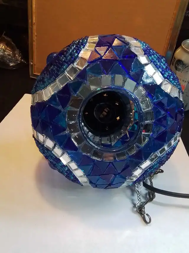 Mosaic Turkish Hanging Lamp in Indoor Lighting & Fans in City of Toronto - Image 5