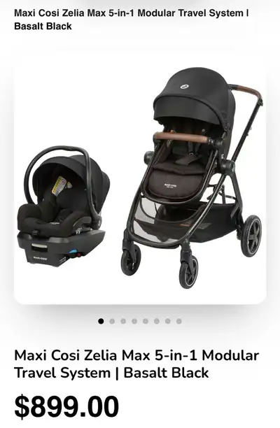 Maxi Cosi Zelia Max 5-in-1 Modular Travel System, View more