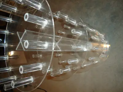 Available is one handy clear acrylic counter top display unit that rotates 360 degrees. The unit is...