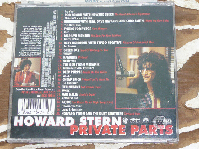 VINTAGE Howard Stern, Private Parts, the Album, by Warner Bros. in Other in Oakville / Halton Region - Image 4