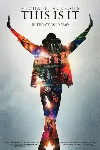 Michael Jackson, 2009:  This Is It,  movie poster, new, not open, View more