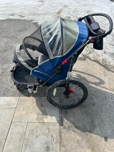 Schwinn 2 seat stroller with bicycle attachment, View more