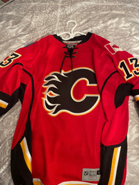 Johnny Gaudreau Calgary Flames Adidas Authentic Away NHL Hockey Jersey –