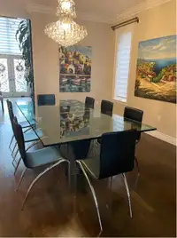 Glass dining table Set!