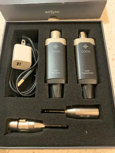 UHF Wireless XLR Transmitter and Receiver, View more