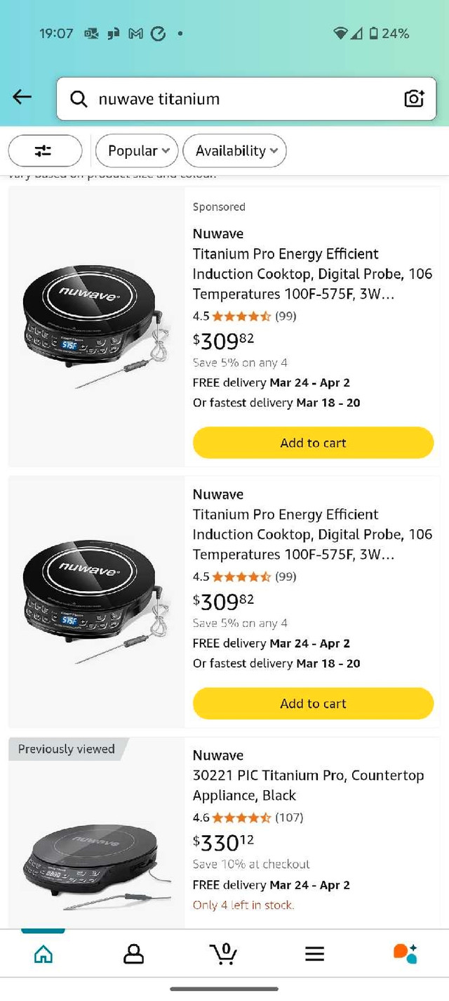 Nuwave Induction Cooktop in Microwaves & Cookers in Strathcona County - Image 3