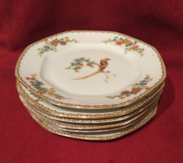 6 Golden Pheasant side plates - octagonal 6” in Kitchen & Dining Wares in Markham / York Region - Image 2